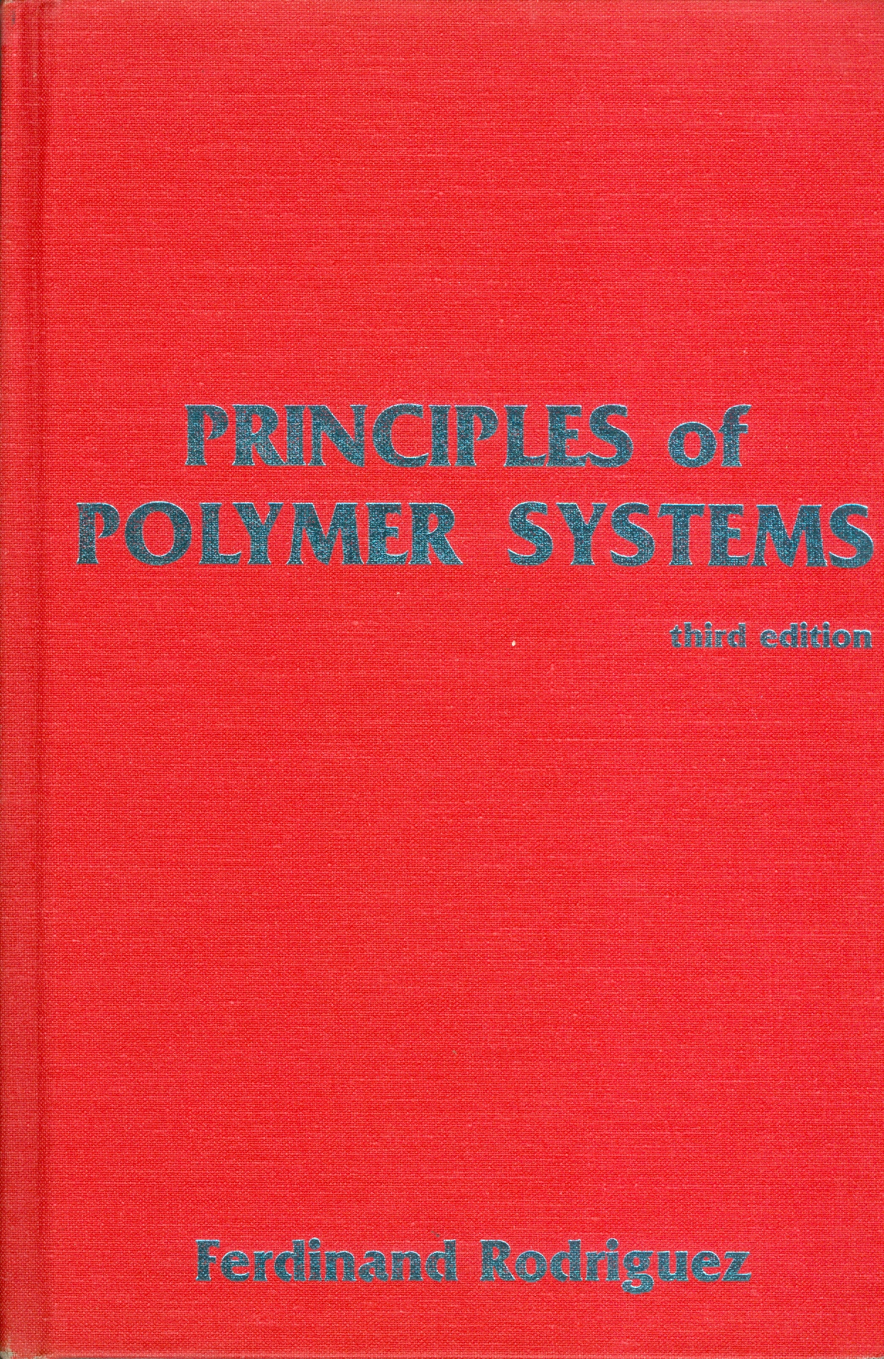 Principles of Polymer Systems
